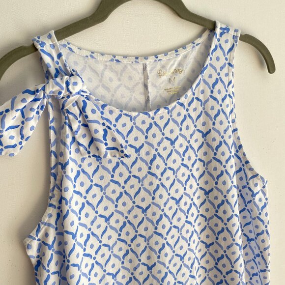 Lilly Pulitzer Luella Sleeveless Shift Swing Dress in Sea La Vie - Picture 4 of 14